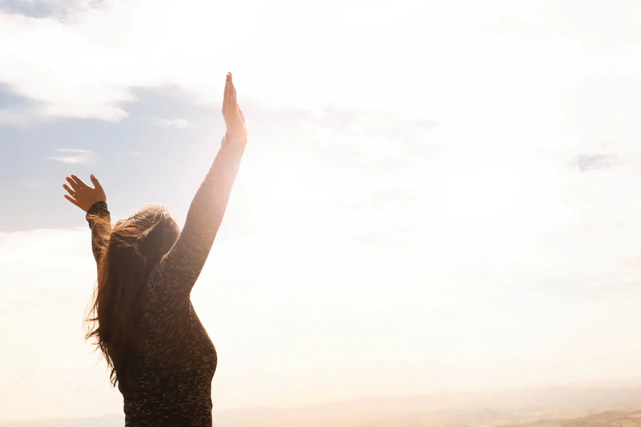 woman celebrating after completing benzo addiction program san diego ca
